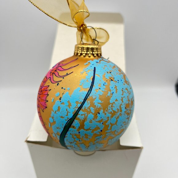Seahorse Ornament Hand Crafted Signed By Artist Diane Kwiecien St. Thomas - Picture 8 of 12
